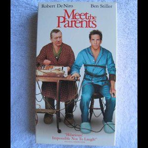Meet the Parents Robert DeNiro Ben Stiller Comedy VHS Cassette Tape Bundlefor $1
